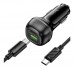 Автомобільний Зарядний Пристрій Hoco Z58A 1USB/1USB-C QC/PD48W+Type-C to Type-C