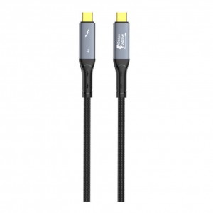 Кабель USB LDNIO TC11c USB4.0/Thunderbolt 4/40Gbps/240W/8K@60Hz Type-C to Type-C