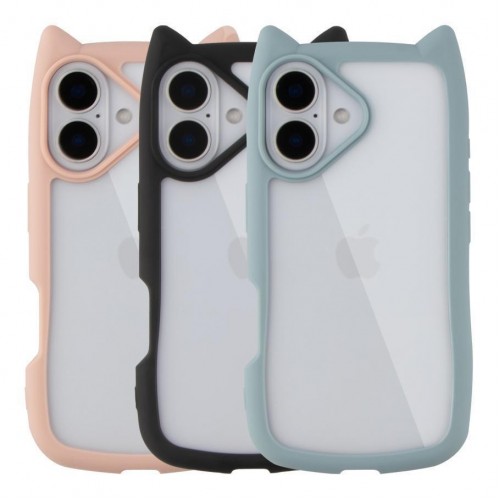 Чохол TPU+PC Cat Ears Case для iPhone 16