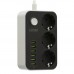 Мережевий Подовжувач LDNIO SE3631 6USB 3.4A / 3 Socket
