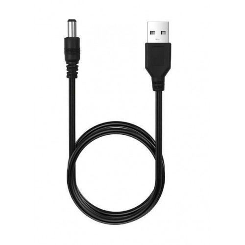 Кабель USB to DC 5v 5.5x2.1 mm