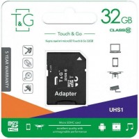 Карта Пам'яті  T&G MicroSDHC 32gb UHS-1 10 Class & Adapter