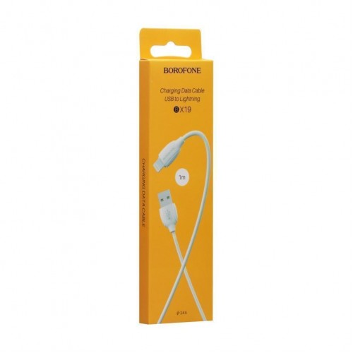 Кабель USB Borofone BX19 Benefit Lightning М'ята упаковка