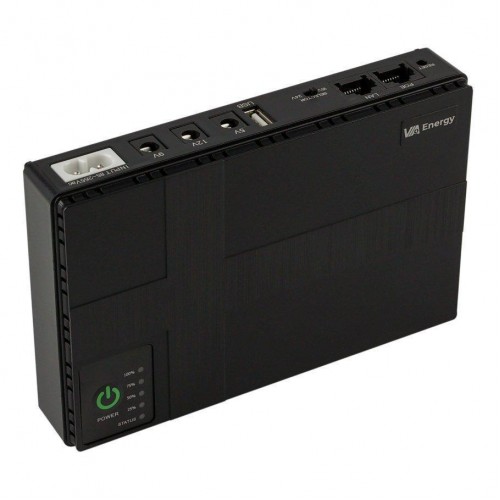 Джерело Бесперебійного Живлення Mini UPS VIA Energy 3.0 USB, DC, 5V+9V+12V,POE 12V+24V  (12000mAh)