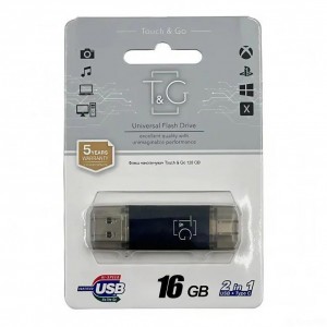 USB Flash Drive 3.0 T&G 16gb USB/Type C 009