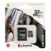 Карта Пам'яті Kingston Canvas Select Plus microSDHC (UHS-1) 32gb 10 Class & Adapter