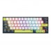 Клавіатура Ігрова FANTECH ATOM63 MK874V2 MIZU Blue Switch