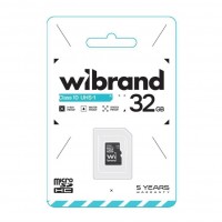 Карта Пам'яті Wibrand MicroSDHC 32gb UHS-1 10 Class