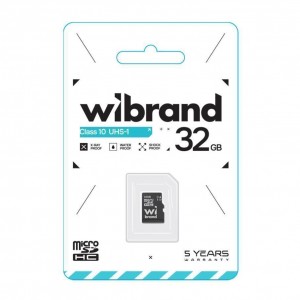 Карта Пам'яті Wibrand MicroSDHC 32gb UHS-1 10 Class Карта Пам'яті Wibrand MicroSDHC 32gb UHS-1 10 Class
