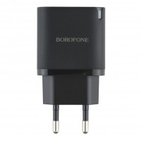Мережевий Зарядний Пристрій Borofone BA85A 2USB-C PD/QC 35W Мережевий Зарядний Пристрій Borofone BA85A 2USB-C PD/QC 35W