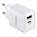 Мережевий Зарядний Пристрій Borofone BA83A 1USB-C/1USB PD/QC 20W+Type-C to Type-C Мережевий Зарядний Пристрій Borofone BA83A 1USB-C/1USB PD/QC 20W+Type-C to Type-C