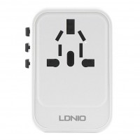 Мережевий Перехідник LDNIO Z6 2USB-C/1USB 65W Мережевий Перехідник LDNIO Z6 2USB-C/1USB 65W