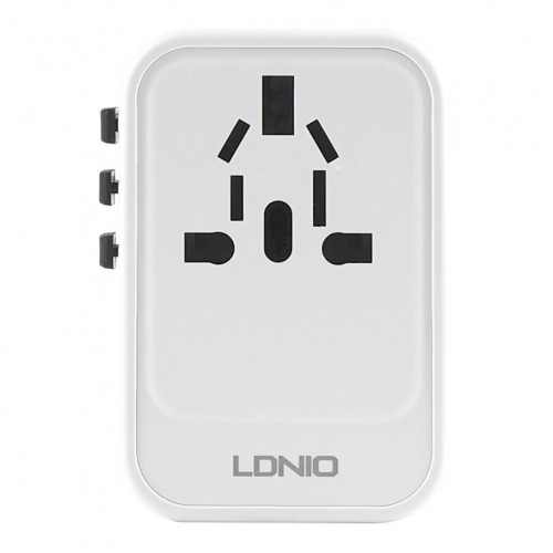 Мережевий Перехідник LDNIO Z6 2USB-C/1USB 65W