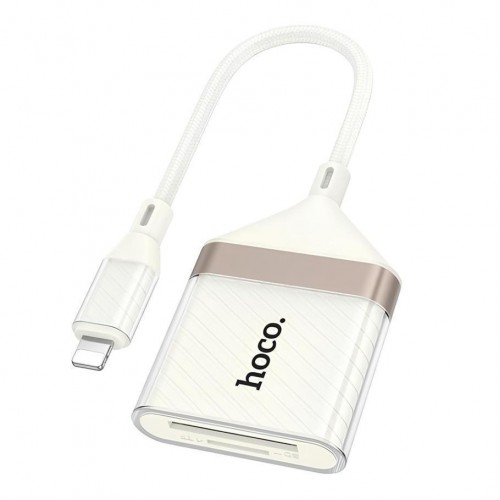 Перехідник Hoco UA40 2-in-1 Card Reader Lightning