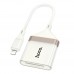 Перехідник Hoco UA40 2-in-1 Card Reader Lightning