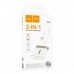 Перехідник Hoco UA40 2-in-1 Card Reader Lightning