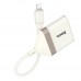 Перехідник Hoco UA40 2-in-1 Card Reader Lightning