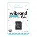 Карта Пам'яті Wibrand MicroSDHC 64gb UHS-1 10 Class & Adapter