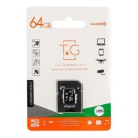 Карта Пам'яті T&G MicroSDXC 64gb UHS-3 10 Class & Adapter М'ята упаковка Карта Пам'яті T&G MicroSDXC 64gb UHS-3 10 Class & Adapter М'ята упаковка