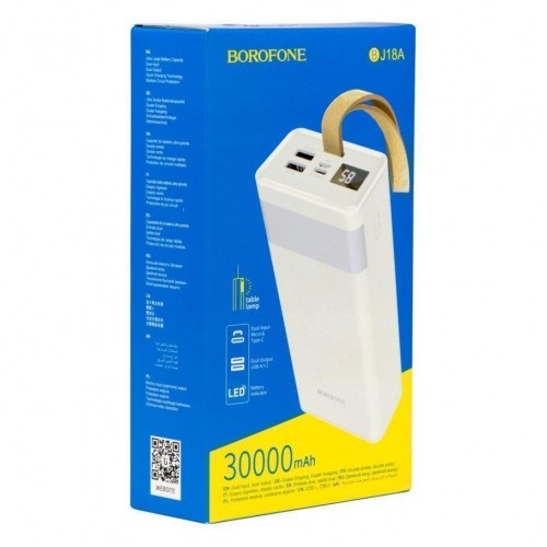 Універсальна Мобільна Батарея Power Bank Borofone BJ18A  Coolmy digital display 30000 mAh