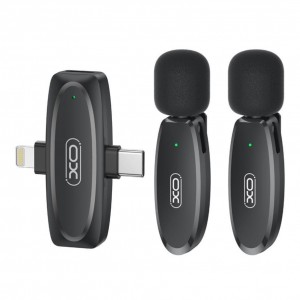 Мікрофон Петличний Бездротовий XO MKF010 Twin Type-C+IP Мікрофон Петличний Бездротовий XO MKF010 Twin Type-C+IP
