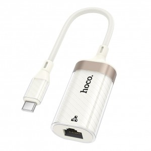 Перехідник Hoco UA41B Type-C to Ethernet adapter (100 Mbps)