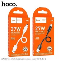 Кабель USB Hoco X96 Type-C 3A 0.25m М'ята упаковка Кабель USB Hoco X96 Type-C 3A 0.25m М'ята упаковка