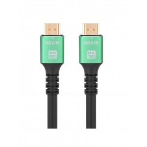 Кабель HDMI- HDMI 2.1V 5m 8K 120 fps М'ята упаковка Кабель HDMI- HDMI 2.1V 5m 8K 120 fps М'ята упаковка