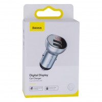 Автомобільний Зарядний Пристрій Baseus Digital Display CCBX 4.8A 24W Автомобільний Зарядний Пристрій Baseus Digital Display CCBX 4.8A 24W