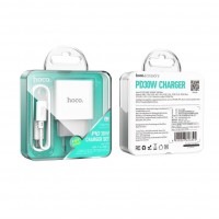 Мережевий Зарядний Пристрій Hoco C76A Pro 1USB-C PD/QC 30W+Type-C to Type-C М'ята упаковка Мережевий Зарядний Пристрій Hoco C76A Pro 1USB-C PD/QC 30W+Type-C to Type-C М'ята упаковка