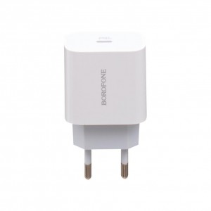 Мережевий Зарядний Пристрій Borofone BA38A Plus PD 20W Type-C To Lightning