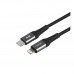 Кабель USB Ridea RC-US42 UltraStrong Type-C to Lightning 30W 0.25m