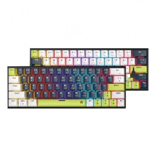 Клавіатура Ігрова FANTECH ATOM63 MK874V2 Mori Red Switch