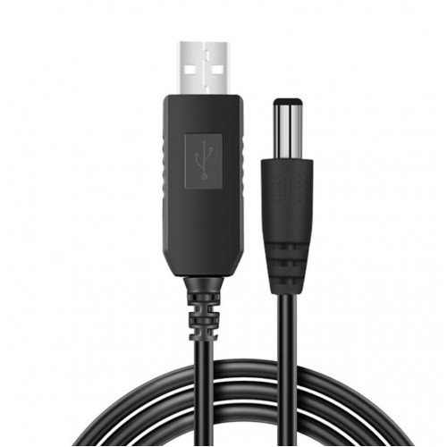 Кабель USB to DC для роутера з 5v на 12v 0.6A 5.5х2.1 mm