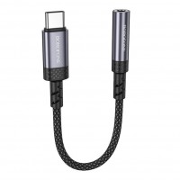 Перехідник Borofone BV24 Type-C to AUX 3.5mm (female) 15cm Перехідник Borofone BV24 Type-C to AUX 3.5mm (female) 15cm