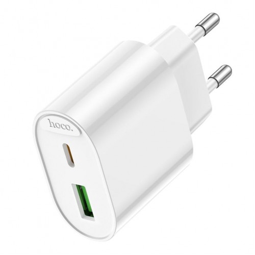 Мережевий Зарядний Пристрій Hoco C109A 1USB-C/1USB PD/QC 20W