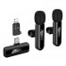 Мікрофон Петличний Бездротовий Hoco L20A Dual-mic iP/Type-C