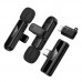 Мікрофон Петличний Бездротовий Hoco L20A Dual-mic iP/Type-C