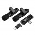 Мікрофон Петличний Бездротовий Hoco L20A Dual-mic iP/Type-C