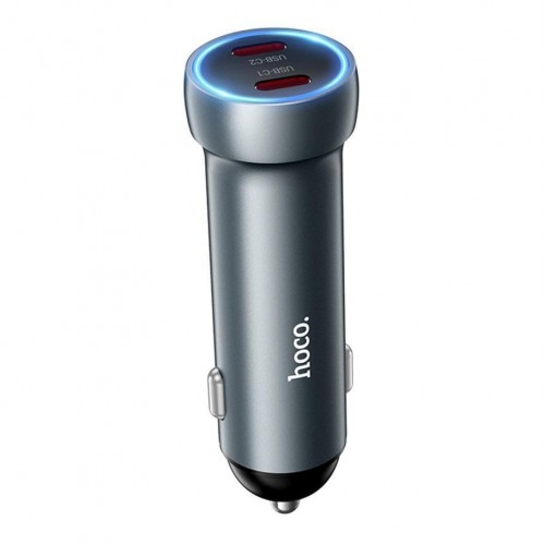 Автомобільний Зарядний Пристрій Hoco Z54B 2USB-C PD60W/QC3.0