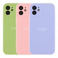Чохол Silicone Case Full Size with Frame для iPhone 12 М'ята упаковка