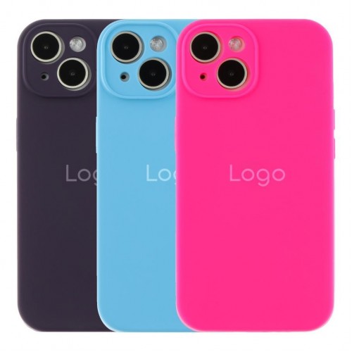 Чохол Silicone Case Full Size with Frame для iPhone 15 М'ята упаковка