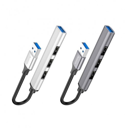 Хаб USB Hoco HB26 4 in 1 adapter(USB to USB3.0+USB2.0*3)
