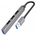 Хаб USB Hoco HB26 4 in 1 adapter(USB to USB3.0+USB2.0*3) Хаб USB Hoco HB26 4 in 1 adapter(USB to USB3.0+USB2.0*3)