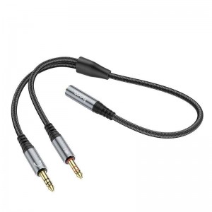 Кабель Audio Splitter Hoco UPA21 2-in-1 3.5 female to 2 male Кабель Audio Splitter Hoco UPA21 2-in-1 3.5 female to 2 male