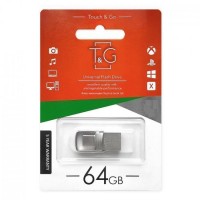 USB OTG флеш-накопичувач -Type C 64GB T&G металева серія 104 USB OTG флеш-накопичувач -Type C 64GB T&G металева серія 104