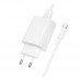 Мережевий Зарядний Пристрій Borofone BAS72A 1USB QC 18W+USB to Type-C