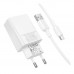 Мережевий Зарядний Пристрій Borofone BAS72A 1USB QC 18W+USB to Type-C