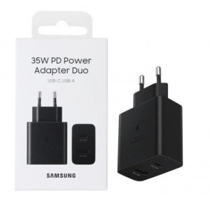 Мережевий Зарядний Пристрій Samsung 1USB/1USB-C PD/QC 35W 1:1 М'ята упаковка
