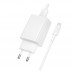 Мережевий Зарядний Пристрій Borofone BAS72A 1USB QC 18W+USB to Micro